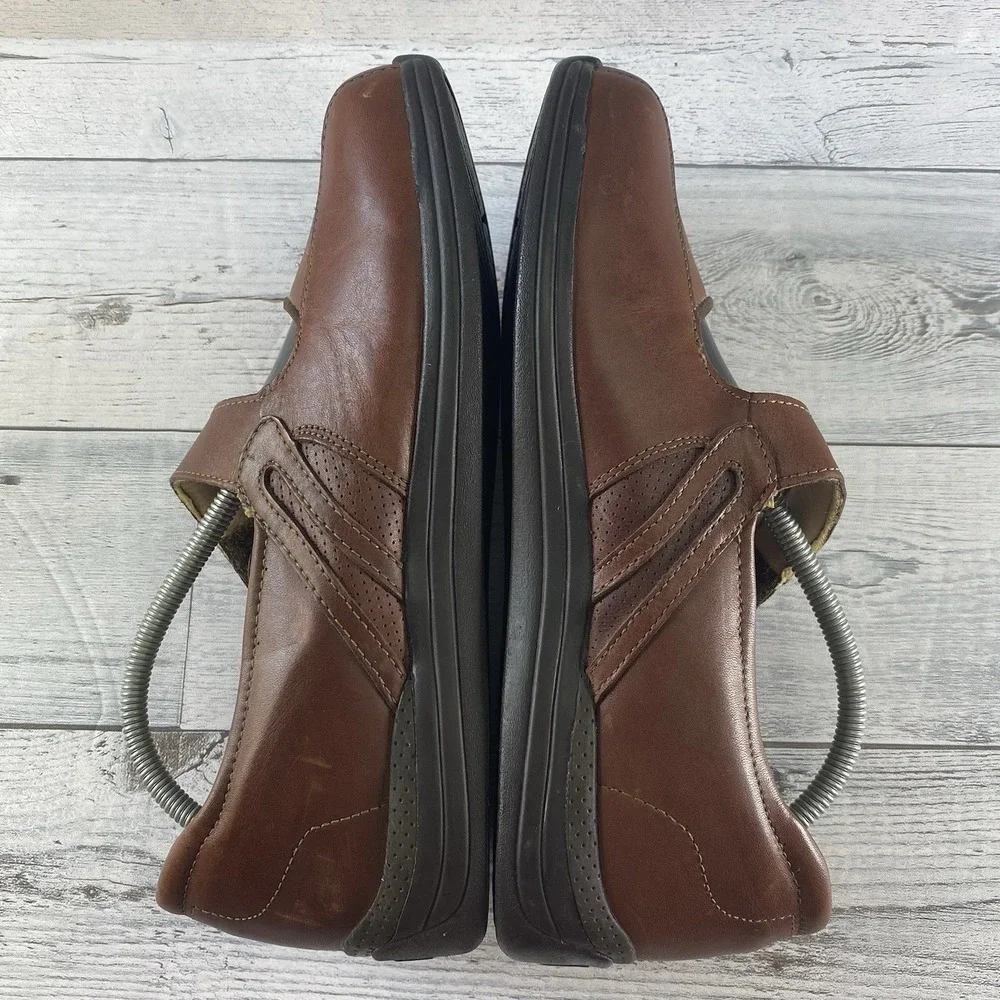 Drew Heather Mary Jane Shoes Womens‎ 9.5 W Brown Leather Orthopedic Comfort Walk